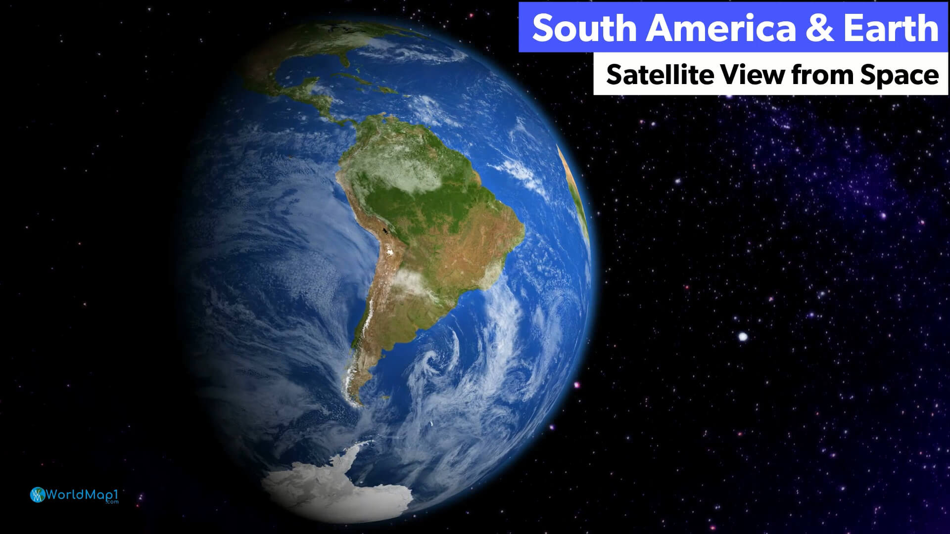 South America and Earth from Space